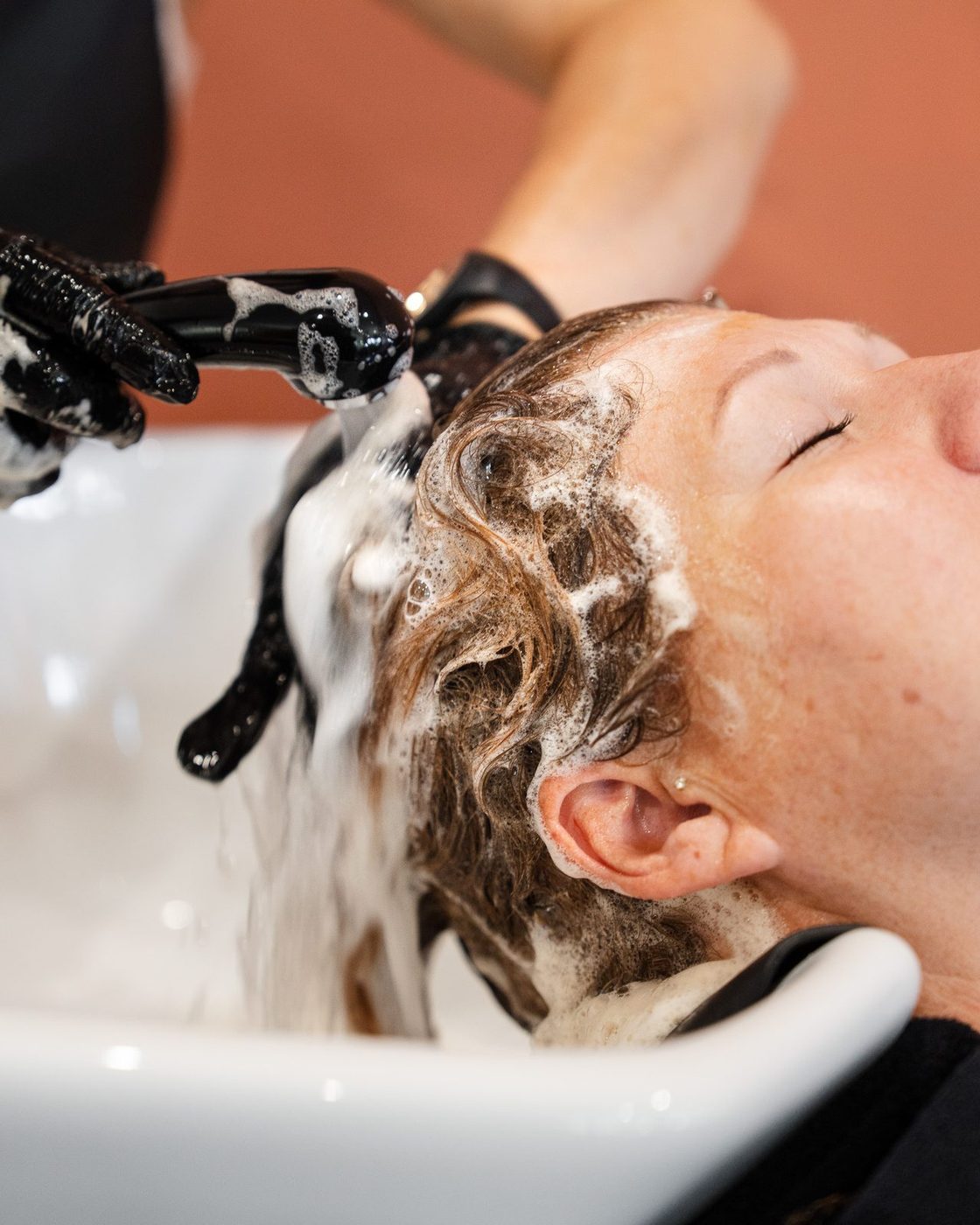 Bac à shampoing du salon EL SOLÉ